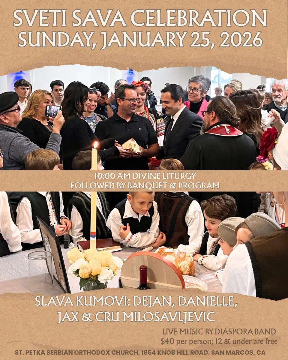 Sveti Sava Celebration 2026